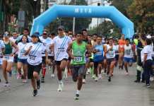 Según el Ministerio de Cultura, la Carrera de la Independencia concentró a 4 mil participantes. Foto La Hora: MCD