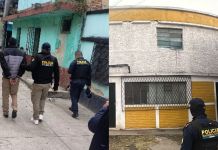 MP diligencias en Mixco tras hechos delictivos en colonias El Milagro y Carolingia. Foto La Hora: Ministerio Público