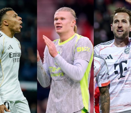 A lo largo de 2025, varios futbolistas lucharon por convertirse en el máximo goleador del año, entre ellos Mbappé, Haaland y Kane.