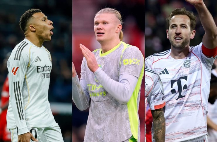 A lo largo de 2025, varios futbolistas lucharon por convertirse en el máximo goleador del año, entre ellos Mbappé, Haaland y Kane.