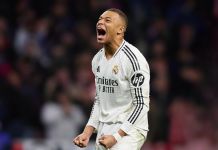 Con victoria del Madrid, Mbappe iguala el récord de CR7 con 59 goles en un año Kylian Mbappé festejando un gol con el Real Madrid. Foto La Hora: X/Mbappé