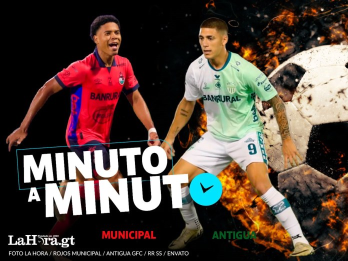 Antigua GFC y Municipal se ven las caras en el Estadio Pensativo durante el partido de ida de la final del Torneo Apertura 2025.