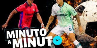 Antigua GFC y Municipal se ven las caras en el Estadio Pensativo durante el partido de ida de la final del Torneo Apertura 2025.