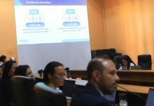 La cartera de Educación presentó los datos ante el presidente Bernardo Arévalo y autoridades de Salud. Foto La Hora: Mineduc