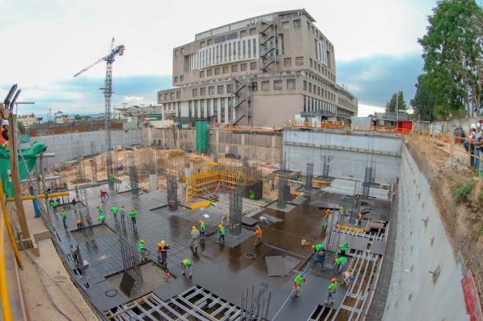 Así avanza construcción de la torre III del Ministerio Público. Foto La Hora: MP