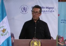Ministro de Finanzas Públicas sobre uso de reservas internacionales. Foto La Hora: Gobierno de Guatemala
