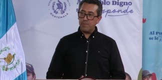 Ministro de Finanzas Públicas sobre uso de reservas internacionales. Foto La Hora: Gobierno de Guatemala