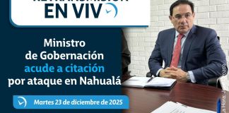 Ministro de Gobernación acude a citación por ataques en Nahualá. Foto La Hora