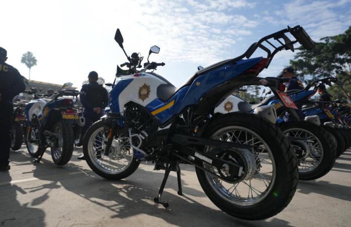 Taiwán donó motocicletas