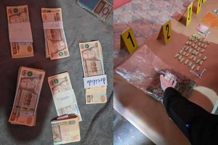 Más de Q70 mil en efectivo localizado tras allanamientos de la Fiscalía contra el Delito de Extorsión. Foto La Hora: MP