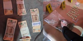 Más de Q70 mil en efectivo localizado tras allanamientos de la Fiscalía contra el Delito de Extorsión. Foto La Hora: MP