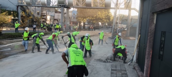 La Municipalidad de Guatemala informó que este lunes 1 de diciembre concluyeron los trabajos de limpieza en el sector de la zona 2.