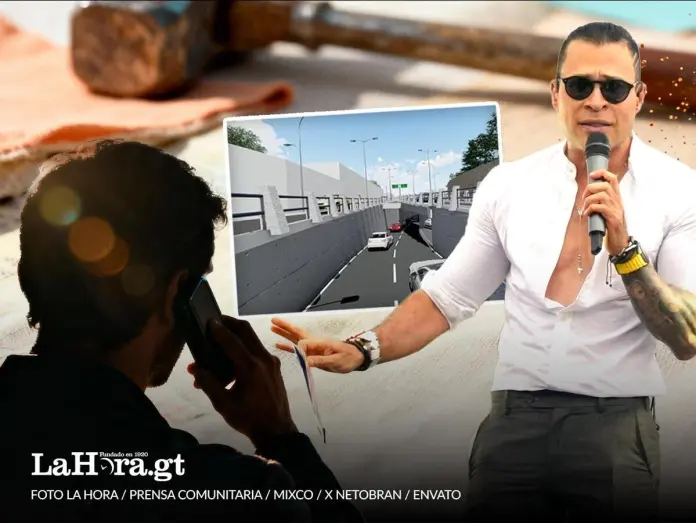 Neto Bran mixco Neto Bran asegura que la empresa a cargo del paso a desnivel de El Milagro ha recibido amenazas de extorsionistas.