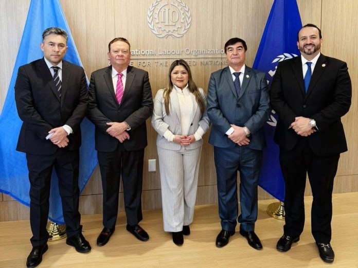 La visita de los magistrados Carlos Contreras, Jenny Alvarado Tení y Teódulo Cifuentes a Nueva York. Foto La Hora: OJ.