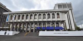La Corte Suprema de Justicia pospuso la elección de presidente del Organismo Judicial para 2026 al no alcanzar consensos este año. Foto La Hora: Daniel Ramírez