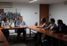 La OACNUDH identifica 9 patrones de criminalización que asfixian a los operadores de justicia en Guatemala La Oacnudh conversa con la exmandataria de CICIG, Claudia Gónzalez, y dos abogados que han defendido a ex operadores de justicia criminalizados en Guatemala. Foto La Hora: Oacnudh.