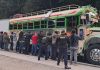 PNC realiza operativos en buses extraurbanos e identifica a pasajeros en distintos departamentos Operativos realizados para buses extraurbanos por la PNC. Foto La Hora: PNC