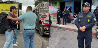 PNC mantiene operativos de seguridad a buses extraurbanos por afluencia de personas y viajes de fin de año.