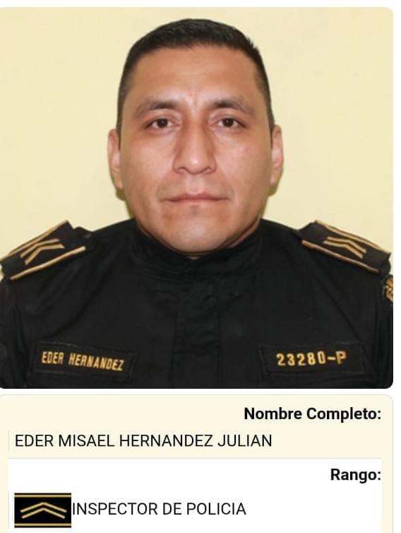 Eder Misael Hernández Julián. Foto La Hora: PNC.