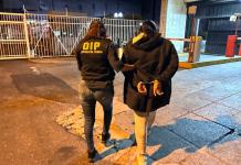 Pareja sentimental de uno de los 20 fugados de Fraijanes II. Foto La Hora: PNC