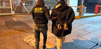 Pareja sentimental de uno de los 20 fugados de Fraijanes II. Foto La Hora: PNC
