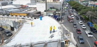 Trabajos de paso a desnivel de la Calzada Roosevelt. Foto La Hora: CIV