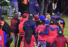 PNC no reporta capturas por disturbios en El Trébol y la Liga Nacional aún no se pronuncia Final del futbol guatemalteco termina en zafarrancho, luego de que a Municipal se le escapara el título. Foto La Hora: captura de pantalla.
