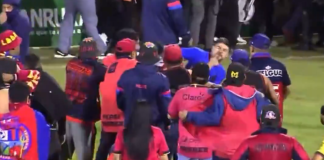 Final del futbol guatemalteco termina en zafarrancho, luego de que a Municipal se le escapara el título. Foto La Hora: captura de pantalla.