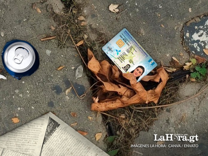 Representación de pérdida de DPI. Arte La Hora: Alejandro Ramírez