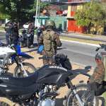 Plan de seguridad de la PNC y Ejército. Foto La Hora: Policía Nacional Civil