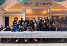 Rechazo del Pueblo de Nahualá a las medidas de la Presidencia. Foto La Hora: Supercable Nahualá