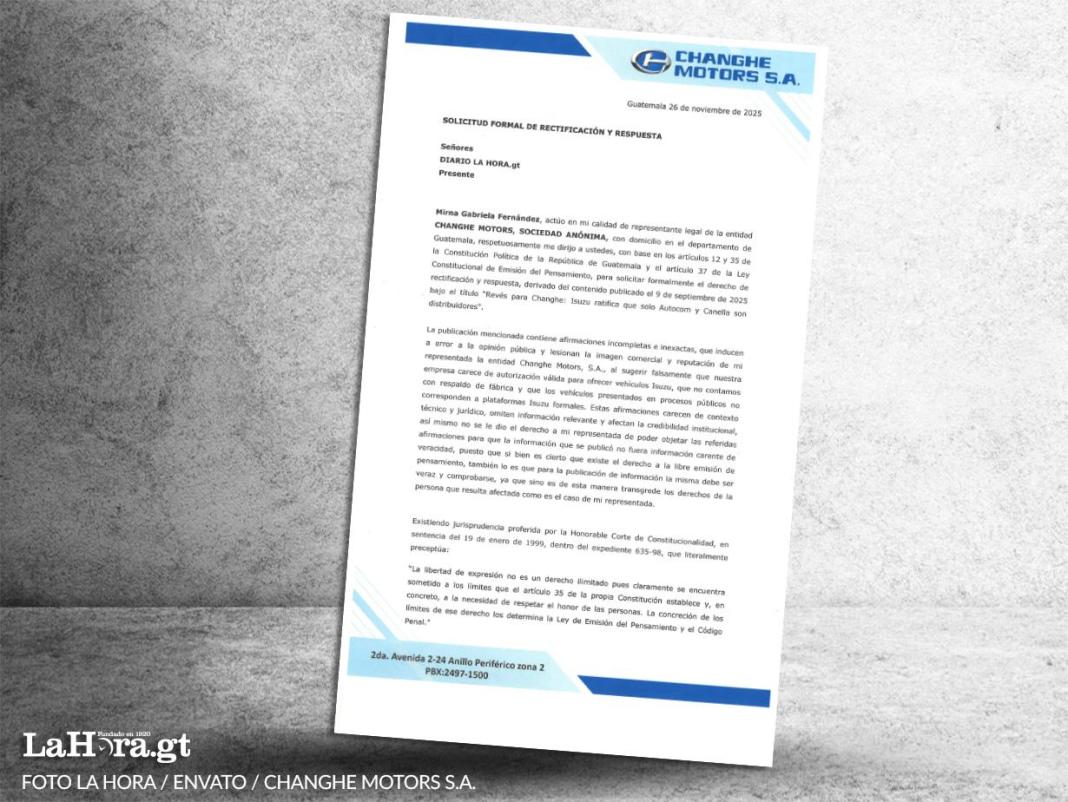Refutación de Changhe Motors