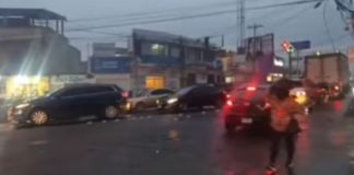 Repentinas lluvias registradas en Boca del Monte. Foto La Hora: PMT Villa Canales
