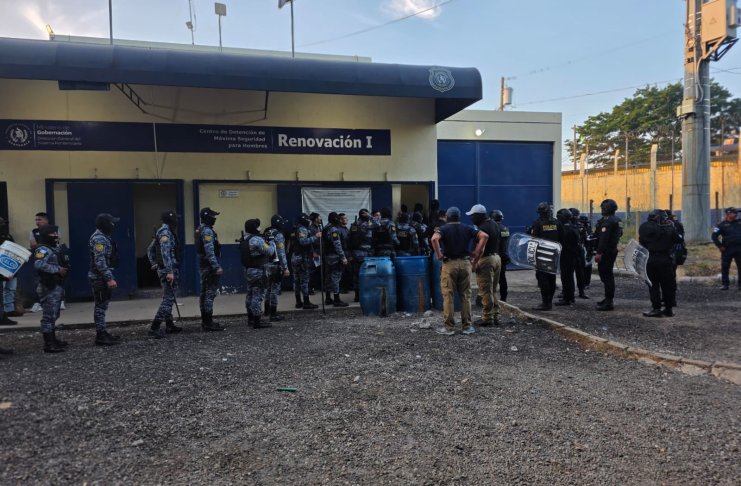 Requisa en el Centro de Máxima Seguridad, Renovación I. Foto La Hora: Ministerio de Gobernación (Mingob)