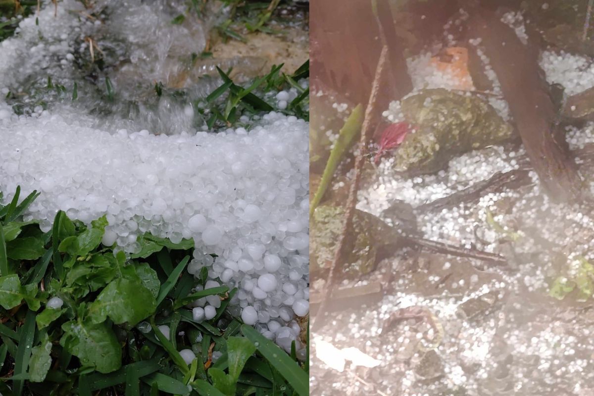 Video: Reportan caída de granizo y fuertes lluvias en distintos sectores de Guatemala