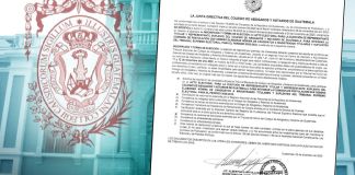 Requisitos del Colegio de Abogados y Notarios para la Postuladora del TSE. Foto La Hora