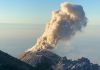 Conred alerta sobre restricciones turísticas en el volcán Santiaguito por su actividad constante Registro de la actividad constante del volcán Santiaguito. Foto La Hora: Conred
