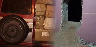 Robaron casi 20 mil pares de zapatos y ahora serán enviados a prisión. Foto La Hora: Ministerio de Gobernación