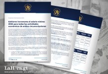 Gobiernos anuncia los nuevos salarios para los diefrenetes sectores del país. Arte La Hora: Alejandro Ramírez.