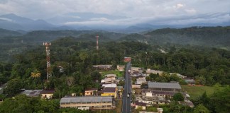 Rehabilitación y Ampliación vial de cinco tramos carreteros en San Marcos. Foto La Hora: CIV