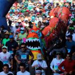 La tradicional carrera de San Silvestre en Guatemala.