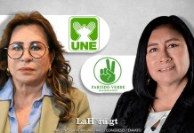La pugna entre la UNE y el Partido Verde Guatemalteco continúa.