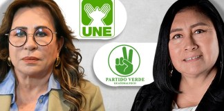 La pugna entre la UNE y el Partido Verde Guatemalteco continúa.