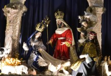 Nacimientos en iglesias del Centro Histórico mantienen viva la fe navideña Nacimiento de la Iglesia de Santo Domingo Foto: José Orozco