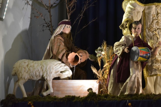 Iglesia de Santo Domingo exhibe su tradicional nacimiento navide&ntilde;o. Foto: Jos&eacute; Orozco
