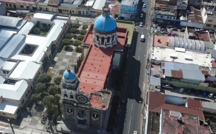 Santuario Guadalupe El portavoz de la PMT, Amílcar Montejo, informó que el viernes habrá un cierre vehicular total en el Santuario de Guadalupe. Foto La Hora: PMT
