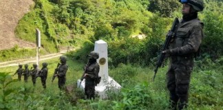 Imagen ilustrativa sobre despliegue de soldados guatemaltecos. Foto La Hora: Mindef.