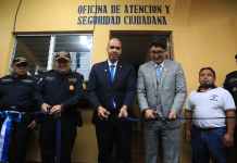 Con 35 agentes, PNC inaugura subestación policial en San José, Villa Nueva Subestación de San José Villa Nueva. Foto La Hora Mingob