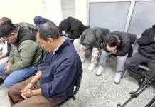 El Ministerio Público imputa delitos a supuestos integrantes de la banda Taxistas del Viejo señalados de intentar asesinar a alcalde de San Pedro Necta, Huehuetenango. Foto La Hora: Daniel Ramírez