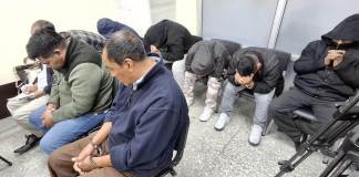 El Ministerio Público imputa delitos a supuestos integrantes de la banda Taxistas del Viejo señalados de intentar asesinar a alcalde de San Pedro Necta, Huehuetenango. Foto La Hora: Daniel Ramírez